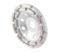 AMONIDA Disque de Meulage Diamant de 115 Mm avec Conception à Double Rangée pour un Retrait en Douceur des Copeaux et une Longue Durée de Vie, adapté aux Meuleuses D'angle, Idéal pour le Meulage de