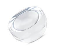 AMONIDA Dôme de Loupe Optique 6X, Loupe de Lecture Portable, à Lentille en Acrylique avec Vision Claire et Conception Coulissante Facile, Idéale pour Les Livres, Journaux et Cartes