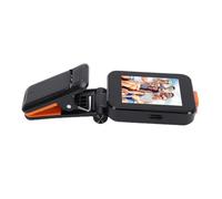 AMONIDA Écran Selfie HD avec Pince pour Vlog en Temps Réel et Diffusion en Direct, Compatible avec iOS et, Conception Légère (Black)