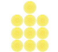 AMONIDA Écrans D'urinoir Désodorisants, Tapis Anti-éclaboussures Longue Durée pour Toilettes Salle de Bains parfumé EVA 10 Pièces (#1)