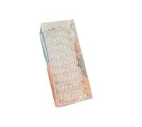 AMONIDA Élastiques à Cheveux en Bobine, Vêtements Confortables, Attaches en Spirale élégantes pour un Usage Quotidien, pour Filles, 1 Paquet (Transparente)