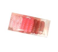AMONIDA Élastiques à Cheveux en Bobine, Vêtements Confortables, Attaches en Spirale élégantes pour un Usage Quotidien, pour Filles, 1 Paquet (Dégradé Rouge)