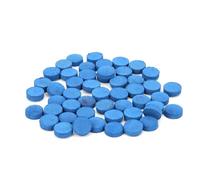 AMONIDA Embouts de Queue de Billard 50 Pièces, Remplacement de Bâton de Piscine en Cuir de Haute qualité pour des Réparations Rapides dans Le Snooker, Choisissez Parmi 9MM, 10MM, 13MM (Je Mange)