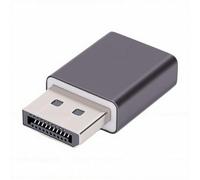 AMONIDA Émulateur d'affichage DisplayPort 4K 60 Hz, Adaptateur Tête de Moniteur Virtuel Plug & Play, pour PC Carte Graphique Mining VR Bureau à Distance, Paquet de 2