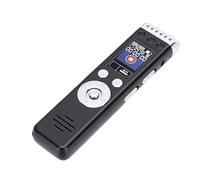 AMONIDA Enregistreur Vocal AI, Enregistreur Vocal Numérique avec qualité D'enregistrement Claire, connectivité, Transcription et Traduction en Temps Réel en 189 Langues, avec résumé AI, (64GB)