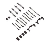 AMONIDA Ensemble D'amortisseurs de Voiture Télécommandés Légers pour WPL, Kit Métallique amélioré pour C14K, Facile à Installer et à Optimiser les Performances (Ti Couleur)