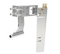 AMONIDA Ensemble d'arbre et de Support Flexibles de 0,2 Pouces, Ensemble de Gouvernail de Bateau RC Durable pour Bateaux Catamaran, Matériau en Alliage D'aluminium, Conception Intégrée