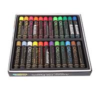 AMONIDA Ensemble de 24 Pastels à L'huile pour des œuvres D'art Vives,