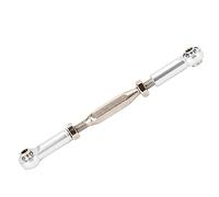 AMONIDA Ensemble de 6 Biellettes de Direction Réglables en Aluminium, Forte Performance Durable pour Accessoires de Voiture RC 81-96 Mm Rouge Violet Bleu Or Argent (Silver)