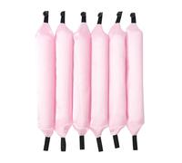 AMONIDA Ensemble de 6 Bigoudis Paresseux, Rouleaux en Mousse à Boutons, Grand Tube de Bouclage ondulé avec un Design Léger et Confortable, Idéal pour des Boucles de qualité Salon Effort (#3)