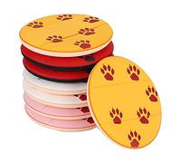AMONIDA Ensemble de Bouffées de Poudre, 8 Pièces, éponge de Maquillage Patte de Chat, Coussin D'air pour une Application Lisse, Mousse à Mémoire de Forme Douce
