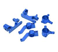 AMONIDA Ensemble de Pièces de Mise à Niveau en Aluminium pour Blocs de Direction pour Véhicules Tout-Terrain Slash 4x4 RC, Métal de Haute qualité, Léger et Durable, 68 G (Blue)