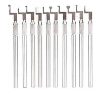 AMONIDA Ensemble D'outils de Fabrication de Bijoux avec 10 Stylos à Découper, Couteaux à Graver Durables pour les Projets de Bricolage, Remplacement et Rangement Faciles de la Lame