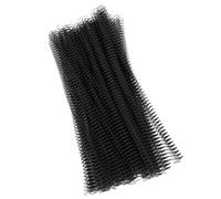 AMONIDA Épines de Liaison de Fil à Boucle Unique, Bobines de Liaison en Spirale Durables de 12.7mm à 48 Dents pour les Projets Commerciaux, Utilisation au Bureau, 100 Pièces (BLACK)
