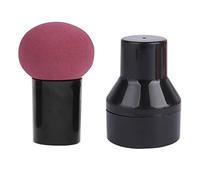 AMONIDA Éponge de Maquillage Respirante en Forme de Tête de Champignon, Mélangeur de beauté Doux pour Cosmétiques Liquides et en Poudre, 1 unité (Vin rouge 16,34 X 6,69 X 0,39 pouces)