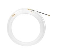 AMONIDA Extracteur de Fil de Ruban de Poisson, Outil D'extraction de Câble électrique Flexible pour Murs et Plafonds 15m/30m/40m en Plastique ABS (Blanc transparent #15)