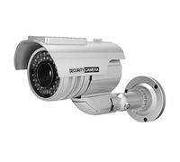 AMONIDA Fausse Caméra de sécurité Factice avec LED Clignotante, Forme de Balle de Haute qualité, Dissuasion Efficace Contre Les Voleurs, Idéale pour Les Zones Résidentielles, Taille 160 * 90 * 100 Mm