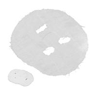AMONIDA Feuille de Papier pour Masque Facial en Gaze, 100 Pièces, avec Ouvertures Prédécoupées, pour un Effet Maximal de Soins de la Peau