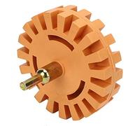 AMONIDA Gomme en Caoutchouc pour Enlever les Autocollants de Roue, pour le Nettoyage de la Peinture de Voiture et L'élimination des Décalcomanies, Disque Pneumatique de 4 Pouces pour les Amateurs