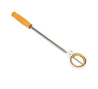 AMONIDA Grabber de Balle de Golf Durable avec Un Design Léger et 8 Sections pour Une Récupération sans Effort sur Le Parcours (Blanc orangé)