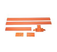 AMONIDA Guide de Toupie, Gabarit de Coupe de Planche à 90 Degrés en Alliage d'aluminium, Guide de Lignes d'échelle Double Face avec Alignement Précis, Idéal pour le Travail du Bois
