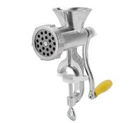 AMONIDA Hachoir à Viande Manuel avec Lame Incisive, Alliage D'aluminium Durable pour Saucisses Faites Maison, Parfait pour Hacher le Bœuf et le Porc, Léger 562 G