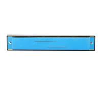 AMONIDA Harpe Diatonique Harmonica Professionnelle pour Enfants, Cadeaux 24 Trous, Résine ABS Légère (BLUE)