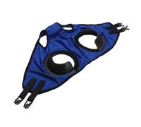 AMONIDA Horse Eye Blinder Lunettes de Course en Cuir PU pour Chevaux, Protection Contre Le Sable Respirante, Ajustement Antidérapant sécurisé, 1 Pièce (Blue)