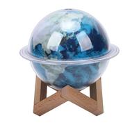 AMONIDA Humidificateur de Lampe de Terre, Diffuseur D'aromathérapie 330 Ml, Purificateur D'air, Veilleuse avec LED Multicolores et Fonctionnement Silencieux, pour la Décoration de la