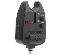 AMONIDA Indicateur LED D'alarme de Pêche, Dispositif Sonore et Lumineux Durable et Portable pour la Pêche de Nuit, Contrôle du Volume à 5 Niveaux, adapté aux Supports de Canne de Style Européen