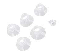 AMONIDA Inserts de Bride de Valves à Bec de Canard, 5 Valves en Silicone Liquide Souple, de 13 Mm, 15 Mm, 17, 19, 21, Idéales pour les Pompes électriques d'allaitement