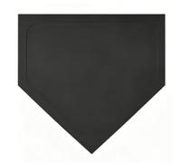 AMONIDA Jeu de Plaques de Baseball pour la Maison, avec Caoutchouc de Lancement en Caoutchouc Durable pour L'entraînement en Plein Air, 1 unité, 16,34x7,87 Pouces (Black)