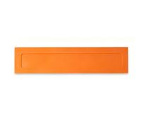 AMONIDA Jeu de Plaques de Baseball pour la Maison, avec Caoutchouc de Lancement en Caoutchouc Durable pour L'entraînement en Plein Air, 1 unité, 16,34x7,87 Pouces (Orange)