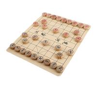 AMONIDA Jeu D'échecs Chinois en Hêtre Premium, Jeu de société Xiangqi pour