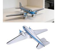 AMONIDA Jouet d'avion Vintage, Jouets d'avion de Décoration en Métal de Fer Blanc Exquis avec Modèle de Conception Rétro pour L'affichage à la Maison de Bureau Acc