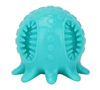 AMONIDA Jouet de Brosse à Dents à Boule à Mâcher pour Chien, pour Le Nettoyage des Dents, Distributeur de Nourriture pour Chiens, 2,6x2,4 Pouces, TPR (Blue)