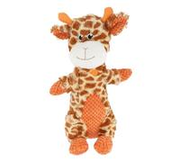 AMONIDA Jouet en Peluche pour Chien Qui Couine, Doux, Design Animal Mignon, Idéal pour Réduire L'ennui des Chiens de Petite, Moyenne et Grande Taille, 1 Pièce (Girafe)