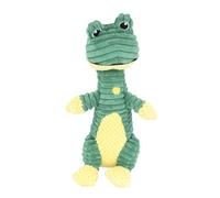 AMONIDA Jouet en Peluche pour Chien Qui Couine, Doux, Design Animal Mignon, Idéal pour Réduire L'ennui des Chiens de Petite, Moyenne et Grande Taille, 1 Pièce (Grenouille)