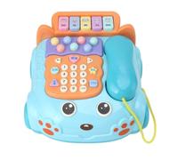 AMONIDA Jouet Interactif de Téléphone Lumineux Musical pour bébé pour Faire Semblant de Jouer et D'apprendre pour Les Tout-Petits de 18 Mois et Plus, Matériau ABS Durable, Taille 7,9 X 7,5 X 4,5