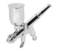 AMONIDA Kit D'aérographe T217A, Ensemble D'aérographe Professionnel à Double Action de 0,5 Mm pour la Peinture et la Décoration de Gâteaux, capacité de 15 CC, Idéal pour les Artistes (multicolore #-1)