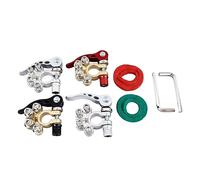 AMONIDA Kit de Connecteur de Borne de Batterie, Déconnexions Rapides en Cuivre Durable pour Voiture et Moto, Connexion Multifils Efficace, 2 Unités