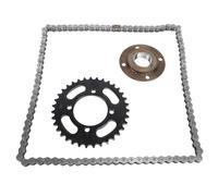 AMONIDA Kit de Pignon de Chaîne 420, Ensemble de Modification Efficace et Durable pour Mini Motos en Acier
