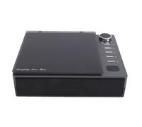 AMONIDA Lecteur CD Bluetooth Portable pour Bureau à Domicile, Radio FM, Batterie 2600 MAh, Télécommande, Son Surround Stéréo, Cadeau de Décoration Nostalgique, pour Les Rassemblements, Séances de