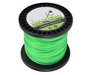 AMONIDA Ligne de -Bordure Quadrate en Nylon Durable pour des Performances de Puissantes, Idéale pour L'entretien Domestique et Professionnel de la Pelouse, Taille 2,0 Mm (100 m / 328,1 Pieds)