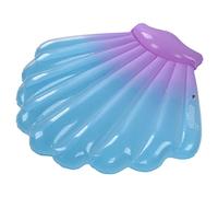 AMONIDA Lit Flottant avec Design Coquillage, Gonflable et Portable, for | Matériau PVC durable, compact pour les voyages, adapté aux plages et aux piscines