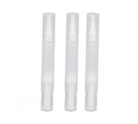 AMONIDA Lot de 3 Stylos Torsadés Transparents, Faciles à Utiliser pour Applicateur D'huile à Ongles et Autres Liquides, capacité de 4,5 Ml, Conception Portable