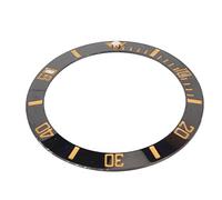AMONIDA Lunette de Montre en Céramique de Remplacement, Anneau D'insertion, échelle Claire de 40mm, Design élégant pour Les Améliorations de la Montre, 1 unité (#2)