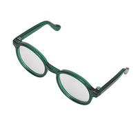 AMONIDA Lunettes pour Animaux de Compagnie, Accessoires Transparents élégants pour Chats et Chiens, Photographie, Vêtements D'extérieur en Plastique, 1 Paire (Green)