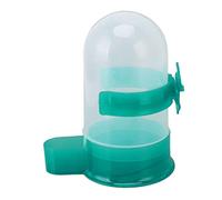 AMONIDA Mangeoire à Oiseaux et Distributeur d'eau, Mangeoire Automatique à Pigeons de Grande capacité pour Cage à Oiseaux, Matériau Sûr et Non Toxique (Petite Taille Verte)