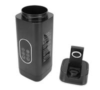AMONIDA Mélangeur de Voyage, Appareil à Smoothie Portable à 12 Lames, Facile à Utiliser pour les Aventures en Plein Air, Chargement USB, 420ML, Blanc (BLACK)